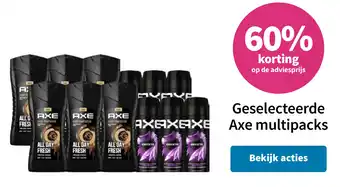 Plein.nl Geselecteerde Axe multipacks aanbieding