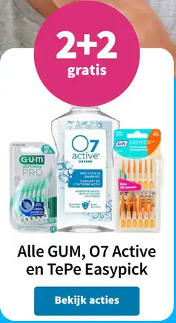 Plein.nl Alle GUM, 07 Active en TePe Easypick aanbieding