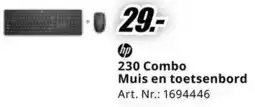 MediaMarkt 230 Combo Muis en toetsenbord aanbieding