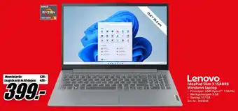 MediaMarkt Lenovo IdeaPad Slim 3 15ABR8 Windows laptop aanbieding