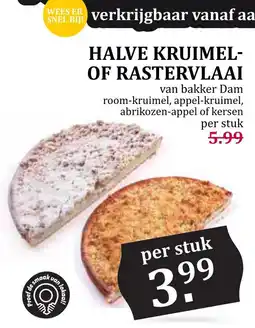 Coop Halve kruimel- of rastervlaai aanbieding