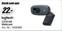 MediaMarkt Logitech C270 HD Webcam aanbieding