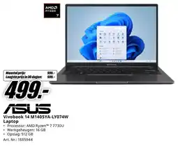 MediaMarkt ASUS Vivobook 14 M1405YA-LY074W Laptop aanbieding