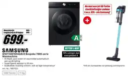 MediaMarkt Samsung WW11DB7B94GBU3 Bespoke 7000-serie Wasmachine aanbieding