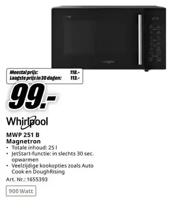 MediaMarkt MWP 251 B Magnetron aanbieding