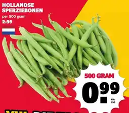 MCD Supermarkt HOLLANDSE SPERZIEBONEN aanbieding