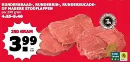 MCD Supermarkt RUNDERBRAAD-, RUNDERRIB-, RUNDERSUCADE- OF MAGERE STOOFLAPPEN aanbieding