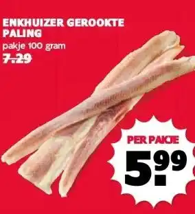 MCD Supermarkt ENKHUIZER GEROOKTE PALING aanbieding