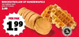 MCD Supermarkt BESCHUITBOLLEN OF SUIKERWAFELS aanbieding