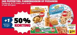 MCD Supermarkt JAN POFFERTJES, PANNENKOEKEN OF PIZZADEEG aanbieding