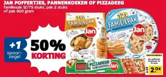 MCD Supermarkt JAN POFFERTJES, PANNENKOEKEN OF PIZZADEEG aanbieding