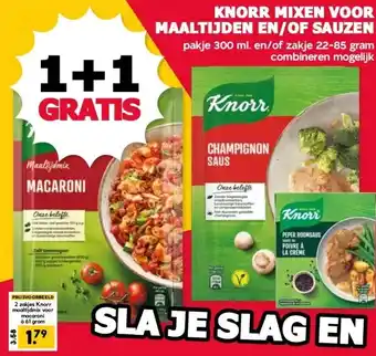 MCD Supermarkt KNORR MIXEN VOOR MAALTIJDEN EN/OF SAUZEN aanbieding