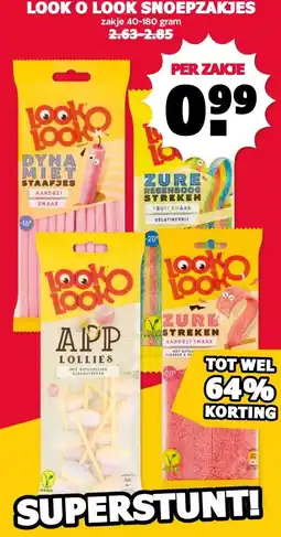 MCD Supermarkt LOOK O LOOK SNOEPZAKJES aanbieding