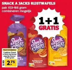 MCD Supermarkt SNACK A JACKS RIJSTWAFELS aanbieding