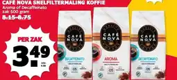MCD Supermarkt CAFÉ NOVA SNELFILTERMALING KOFFIE aanbieding