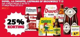 MCD Supermarkt DUVEL, LA CHOUFFE, LIEFMANS OF BROUWERIJ 'T IJ aanbieding