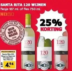 MCD Supermarkt SANTA RITA 120 WIJNEN aanbieding