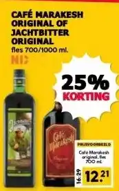MCD Supermarkt CAFÉ MARAKESH ORIGINAL OF JACHTBITTER ORIGINAL aanbieding