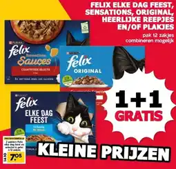MCD Supermarkt FELIX ELKE DAG FEEST, SENSATIONS, ORIGINAL, HEERLIJKE REEPJES EN/OF PLAKJES aanbieding