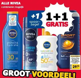 MCD Supermarkt ALLE NIVEA aanbieding