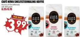 MCD Supermarkt CAFÉ NOVA SNELFILTERMALING KOFFIE aanbieding