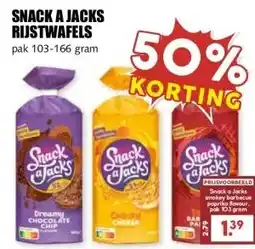 MCD Supermarkt SNACK A JACKS RIJSTWAFELS aanbieding