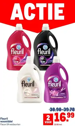 Makro Fleuril wasmiddel aanbieding