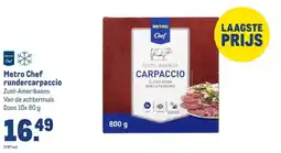 Makro Metro Chef rundercarpaccio aanbieding