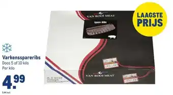 Makro Varkensspareribs aanbieding