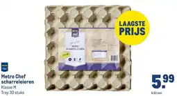 Makro Metro Chef scharreleieren aanbieding