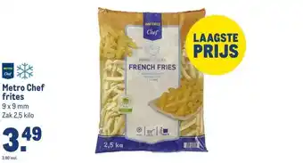 Makro Metro Chef frites aanbieding