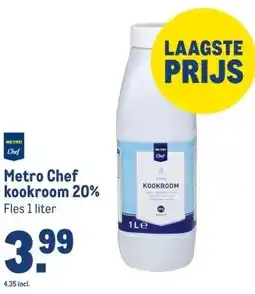 Makro Metro Chef kookroom 20% aanbieding