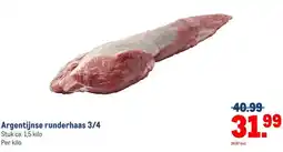 Makro Argentijnse runderhaas 3/4 aanbieding