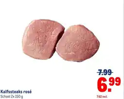 Makro Kalfssteaks rosé aanbieding
