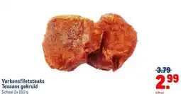 Makro Varkensfiletsteaks Texaans gekruid aanbieding