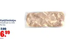 Makro Kipdijfiletblokjes aanbieding