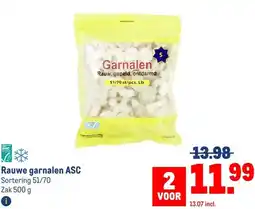 Makro Rauwe garnalen ASC aanbieding