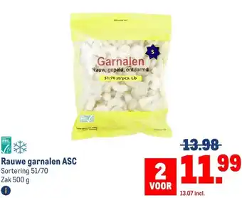 Makro Rauwe garnalen ASC aanbieding