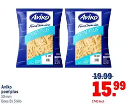 Makro Aviko pom'plus aanbieding