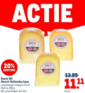 Makro Roem 48+ Noord-Hollandse kaas aanbieding