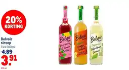 Makro Belvoir siroop aanbieding