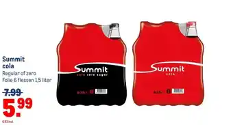 Makro Summit cola aanbieding