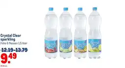 Makro Crystal Clear sparkling aanbieding