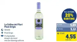 Makro Le Colline dei Filari Pinot Grigio aanbieding