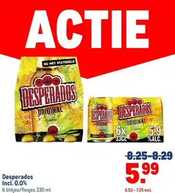 Makro Desperados Incl. 0.0% aanbieding