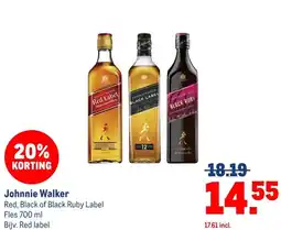 Makro Johnnie Walker aanbieding