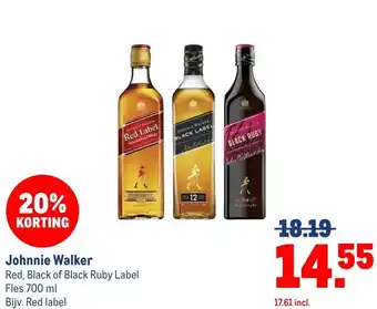 Makro Johnnie Walker aanbieding