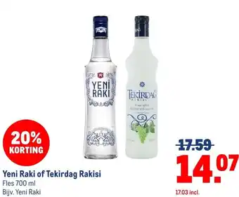 Makro Yeni Raki of Tekirdag Rakisi aanbieding