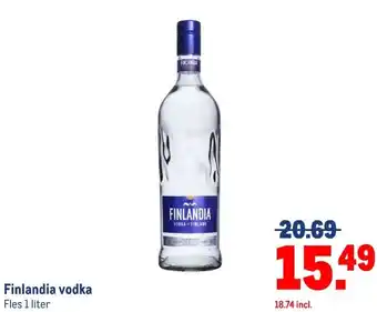Makro Finlandia vodka aanbieding