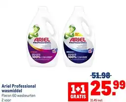 Makro Ariel Professional wasmiddel aanbieding